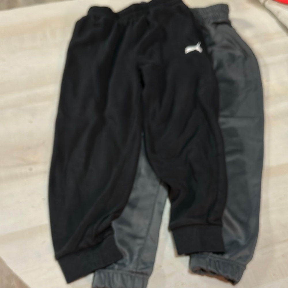 Puma Kids Black joggers, RBX Gray Jogger Pants